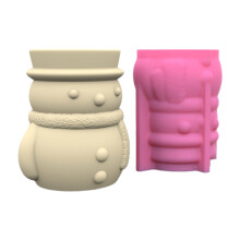 DIY Pen Holder Moulds Snowman Shaped for DIY Succulent-A