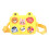 (Yellow) Kinder-Rucksack Schultertasche Pink 2