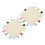 (Beige) 2x Baby-Sicherheitsdecke Weich Plüsch Rot 2