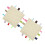 (Beige) 2x Baby-Sicherheitsdecke Weich Plüsch Rot 3