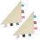 (Beige) 2x Baby-Sicherheitsdecke Weich Plüsch Rot 4