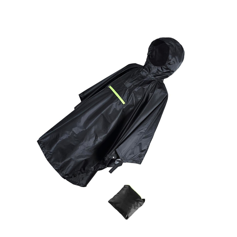 (black) Convenient Adult Rain Poncho Waterproof For Everyday Wide Reflective-image-OPC-PMMQZP5-NEW