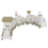 (White) Treno Babbo Natale Legno Bianco per Bambini 1