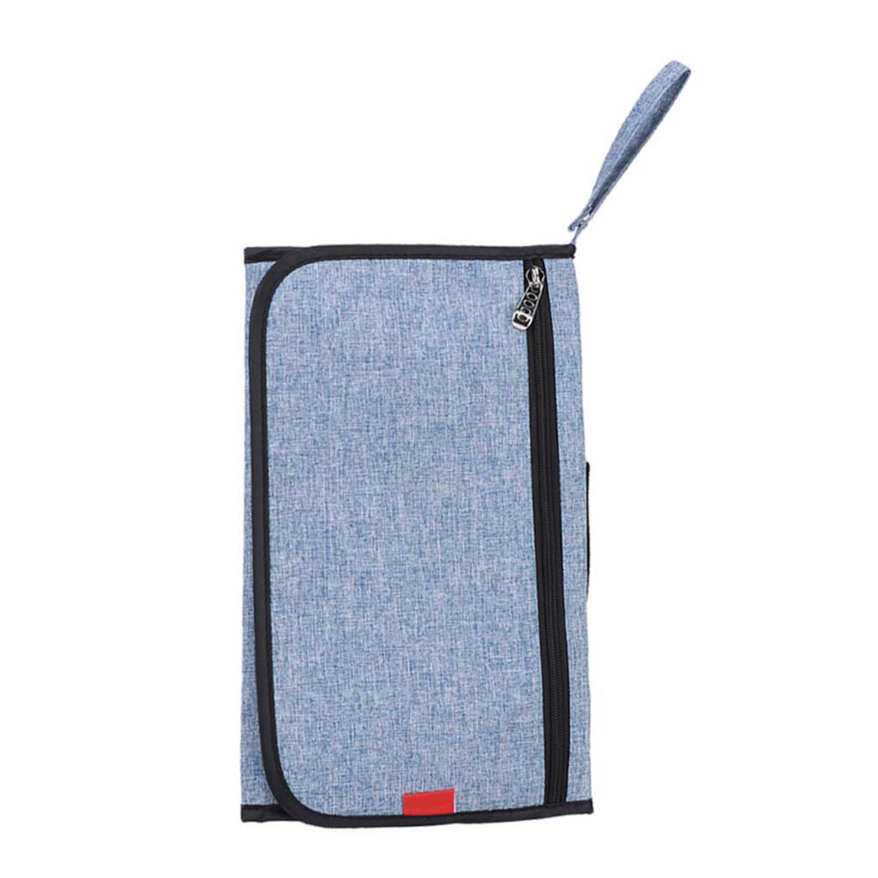 () Portable Baby Diaper Changing Pad For Newborn Blue/Red