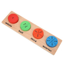 (A) Baby Wooden Geometric Shape Matching Toy