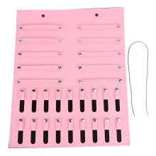 (Pink) Filz-Kinder-Aufhängebeutel Schmuck Haarnadel-Organizer Lila