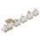 (White) Treno Babbo Natale Legno Bianco per Bambini 3