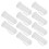 (Transparent Shell) 10x siliconen tandborstel 5