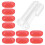 (Red Shell) 10x siliconen tandborstel 3