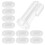 (Transparent Shell) 10x siliconen tandborstel 2