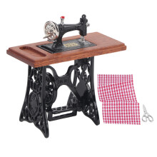 (Sewing Machine) 1:12 Puppenhaus Nähmaschine Mini-Möbel Spielzeugzubehör
