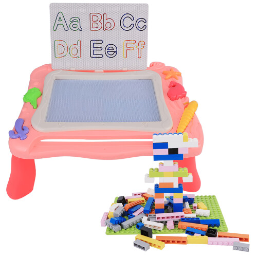 (Pink) Educational Writing Board Children Drawing Toy Mini Blackboard 1