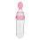 (Pink) Biberon Silicone 90ml con Cucchiarella Squeeze Blu 2
