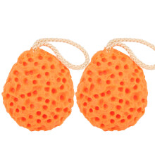 (Orange) 2 Stk Baby-Bad Schwamm Weich Orange