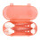(Red) 2Pcs Portable Baby Fork & Spoon Set Red 2