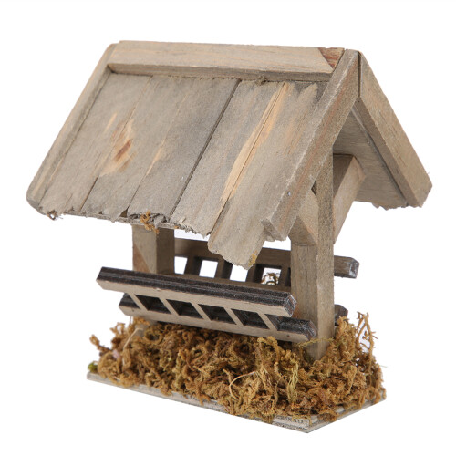 (Manger) Manger Miniatura Legno per Casa delle Bambole 2