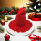Stilvolle Weihnachtsmütze, elegante Hexenmütze, verdickte-Rot 5