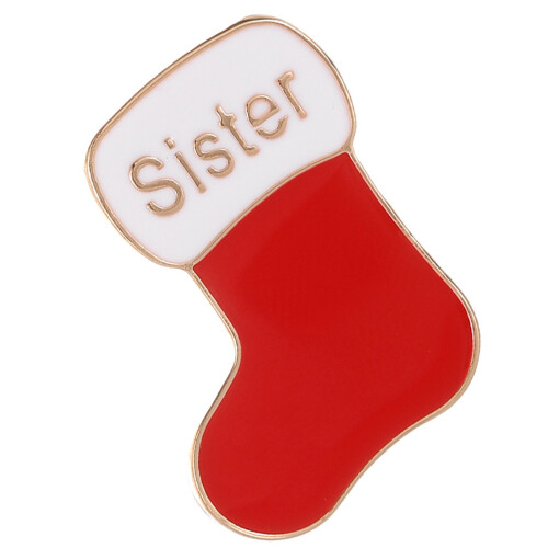 Brosche Kragennadel Schmuck Eleganter Neujahrsschmuck-Schwester