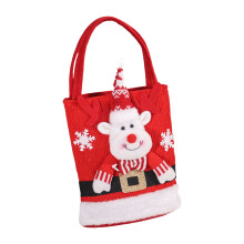Feiertags-Geschenktüten aus Filz mit-Elch