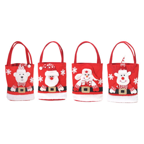 Feiertags-Geschenktüten aus Filz mit-Elch 1