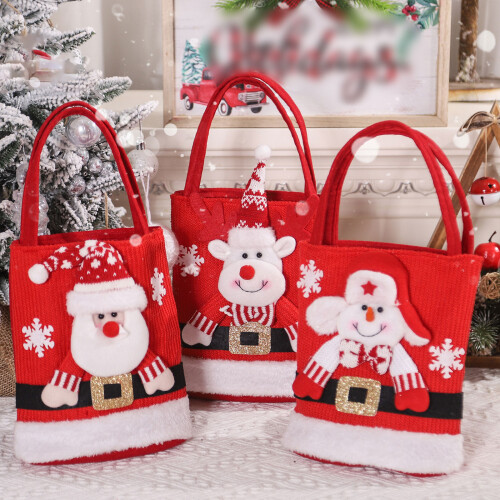 Feiertags-Geschenktüten aus Filz mit-Elch 2