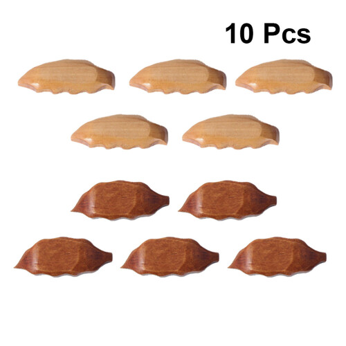 10 Unidades -Talheres Madeira Forma Para E Colher 1