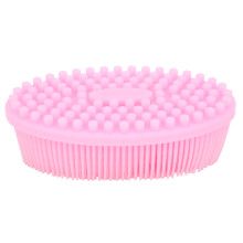 (Pink) Baby-Shampoo-Bürste Silikon Peeling Kopfhautbürste Pink