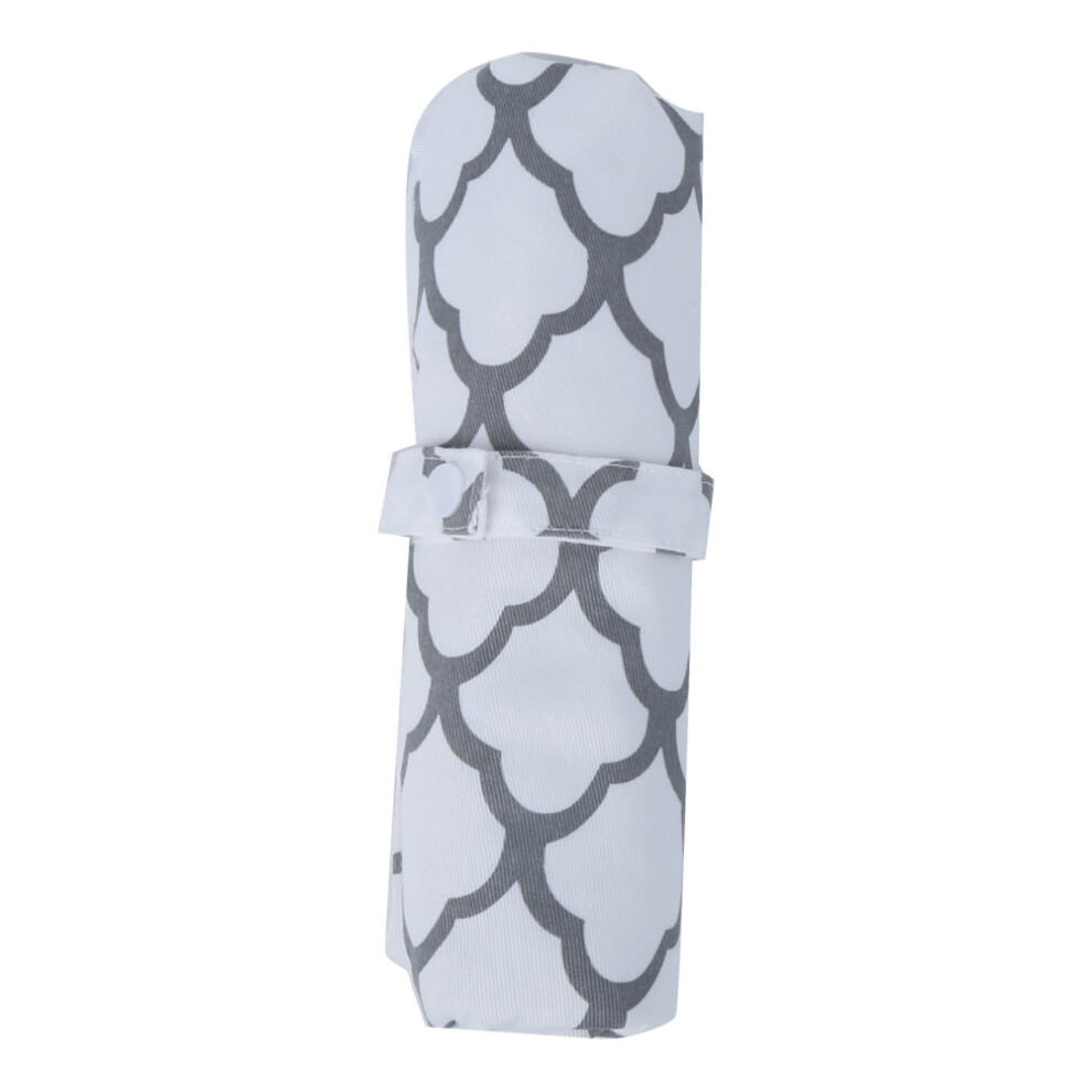 (Geometry ) Baby Diaper Changing Mat Waterproof Nappy Pad Geometry White