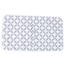 (White Hollow Circle) Waterproof Baby Diaper Changing Mat Portable White Hollow Circle