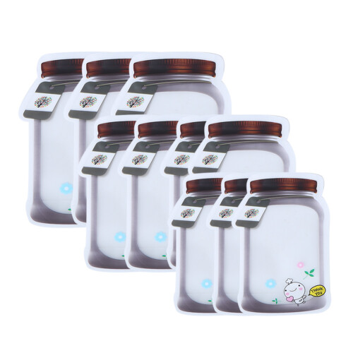 (#1 3pcs L + 4pcs M+ 3pcs S) Herbruikbare Ziplock Ververszakken 1