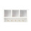 (White Wall Rack) 1:12 Puppenhaus Wandregal Mini-Möbel Weiß 1