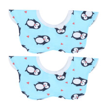 (1#) 2x Baby Bib 360 Pure Cotton Waterproof Kinder-Schal