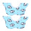 (1#) Bavaglione Bambino 360 Cotone Impermeabile 1# 1