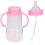 240ml Silikon-Babyflasche mit Griff und Strohhalm 3