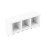 (White Wall Rack) 1:12 Puppenhaus Wandregal Mini-Möbel Weiß 3