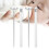 (White) 2pcs Kitchen Milk Thermometer Instant Read White 5