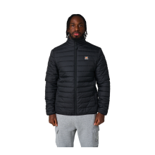 Ellesse Padded Jacket Black Red - No Hood UK XL