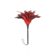 Sex Bondage Lovers Feather Whip For Bondage Play Black Red Feather BDSM Whip For Role Play Spanking Toy
