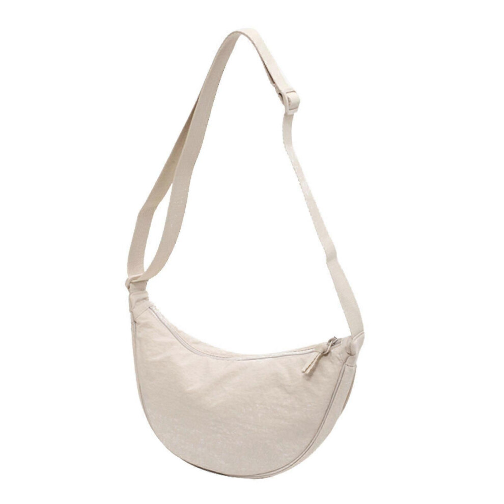 Kikidex (Black, One Size) Lightweight Nylon Crescent Bag For Everyday Use