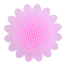 (Pink) Soft Food-Grade Silicone Baby Bath Brush Pink