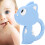 (Blue) Anellino Dentizione Silicone Animale Blu 5