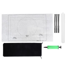 (Gray 26x46in) Faltbare Puzzle-Matte zum Aufrollen, 66x117cm, Grau für Kinder