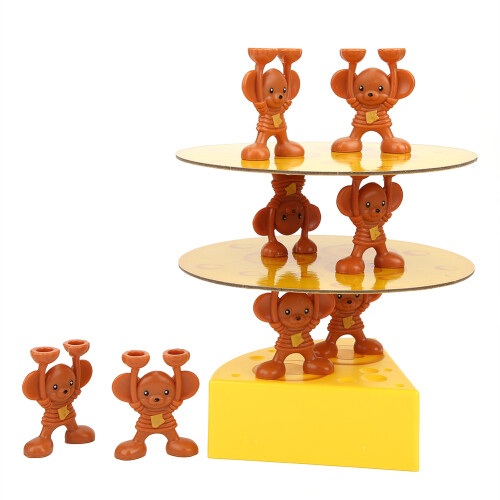 Desktop Cheese Cake Mice Game Balances Children Educational Toy 2