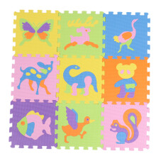 9Dels EVA Baby Speelmat Niet-Giftig Kruipen Vloorpuzzel
