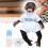 (Blue) 40cm Monkey Orangutan Simulation Doll Toy 4