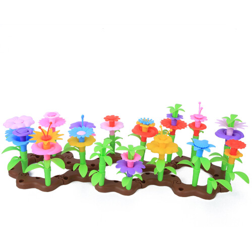 (104Pcs) 104Pcs DIY Mini Garden Flower Blocks 1