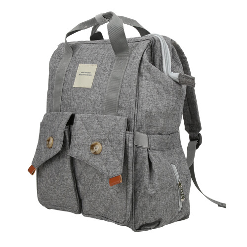 (Gray L) Zaino Mamma Impermeabile Grigio L