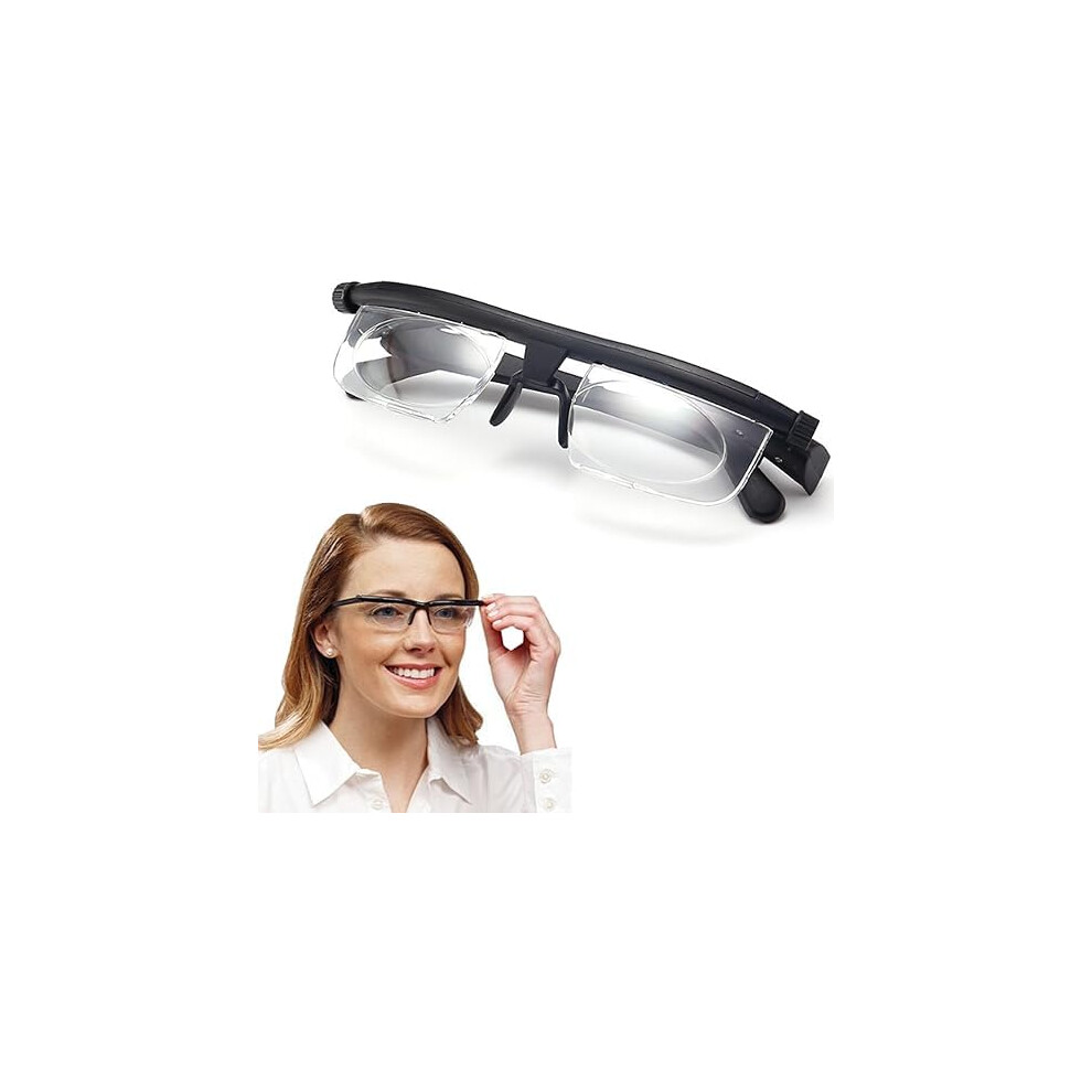 Adjustable Focus Glasses Flex Focal Near And Far Sight For Seniors Adults