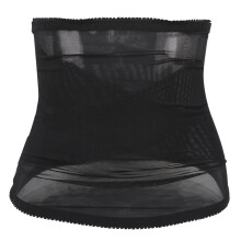 (Black M) Postpartum Mesh Ademende Corset Buikband Zwart