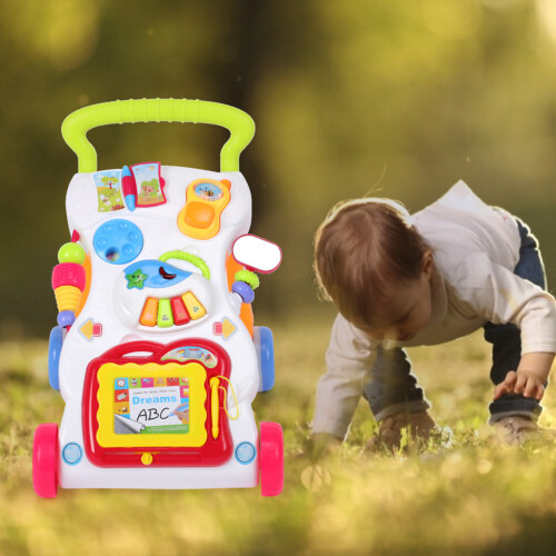 Baby Walker Sit-To-Stand Learning Trolley 1